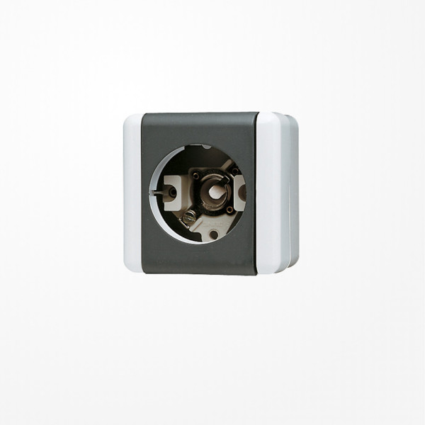 Jung 837-14W Lichtsignal (ohne Haube), E14-Gewinde, WG 800, grau