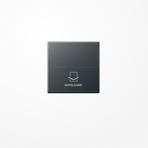 Jung A590CARDANM Hotelcard-Schalter (ohne Taster-Einsatz), Hotelcard, Serie A, anthrazit matt