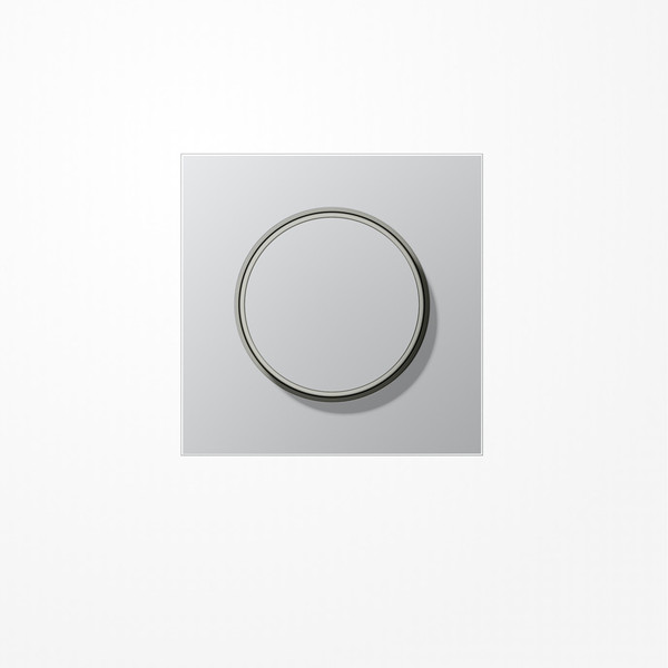 Jung AL1740 Abdeckung mit Drehknopf, Serie LS, Aluminium