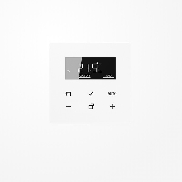 Jung BTLS1791WW JUNG HOME Raumthermostat-Display, Glas, Serie LS, alpinweiß