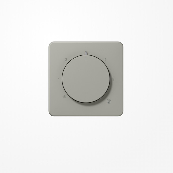 Jung CD1749BFPT Abdeckung für Thermostat, Thermoplast lackiert, Serie CD, platin