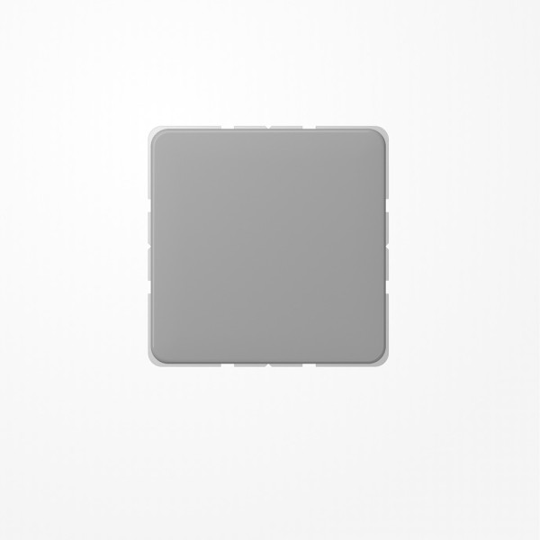 Jung CD594-0GR Blind-Abdeckung (gerastet), Thermoplast, Serie CD, grau