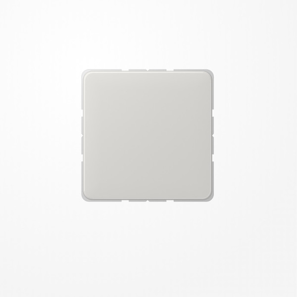 Jung CD594-0LG Blind-Abdeckung (gerastet), Thermoplast, Serie CD, lichtgrau