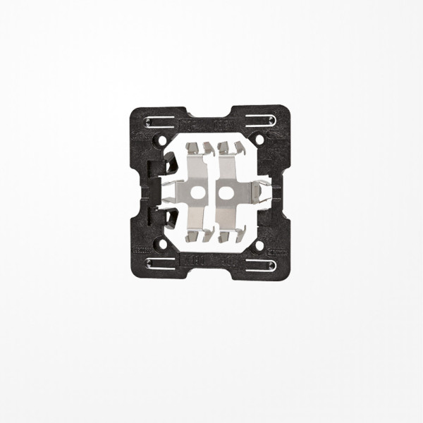Jung CD95MHP Halteplatte 2fach für Metallausführungen, Serie CD/LS, schwarz