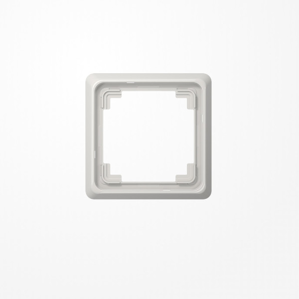 Jung CDP581LG Rahmen 1fach, senkrechte und waagerechte Montage, Duroplast, CD PLUS, lichtgrau