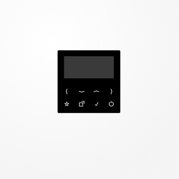 Jung DABA-DISPSW DAB Display für das Smart Radio DAB+, Serie AS/A, schwarz