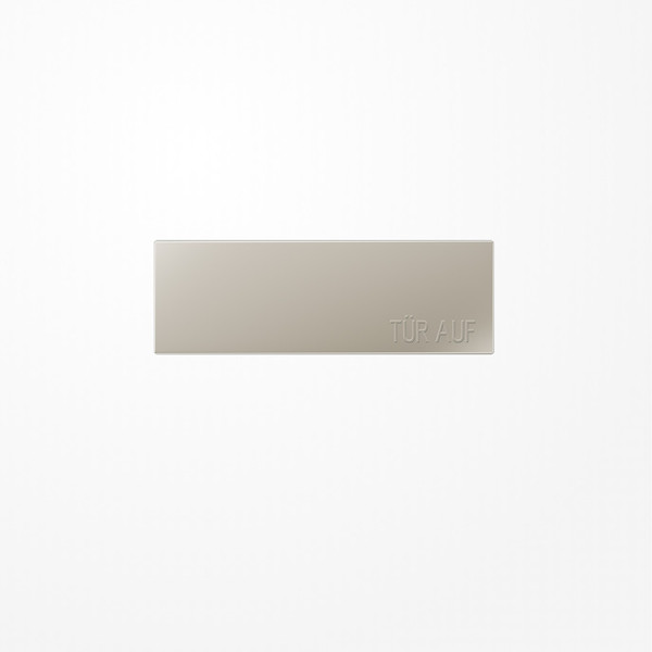 Jung ES2993PH Großflächenwippe (70x212,4mm), Text Tür auf, waagerecht, Serie LS, Edelstahl