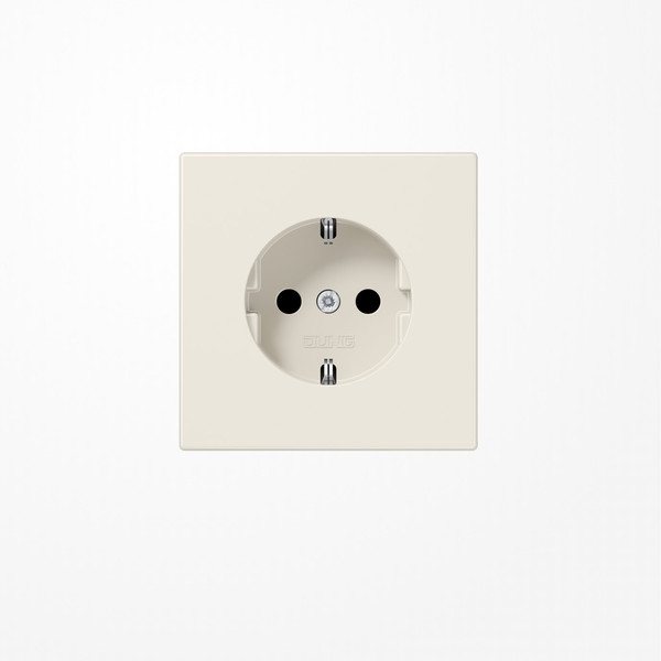Jung LS1520 SCHUKO-Steckdose, 16 A 250 V ~, Duroplast, Serie LS, weiß