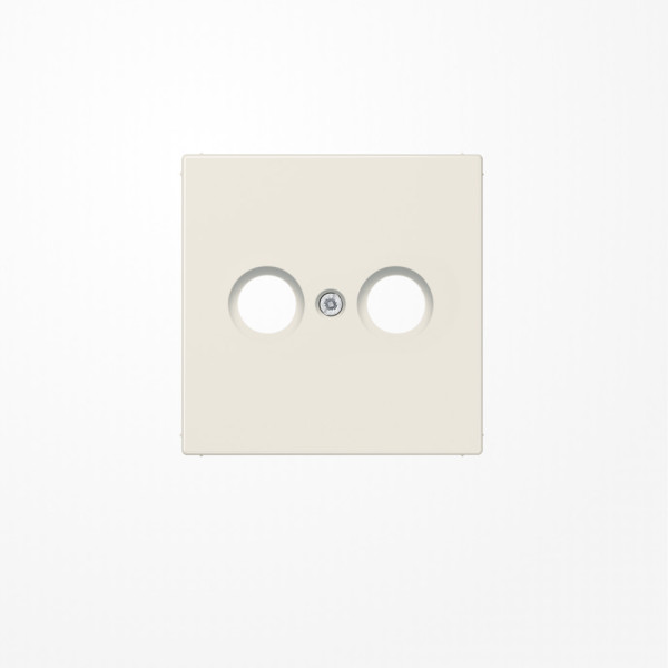 Jung LS990TV Abdeckung für Antennendosen 1fach, Thermoplast, Serie LS, weiß
