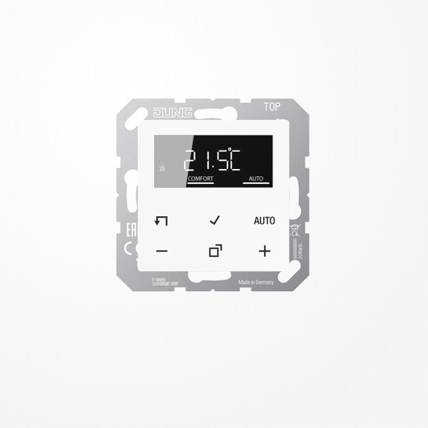 Jung TRDA1790WW LB-Management Raumthermostat-Set, Serie AS/A, alpinweiß