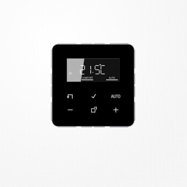 Jung TRDCD1790SW LB-Management Raumthermostat-Set, Serie CD, schwarz