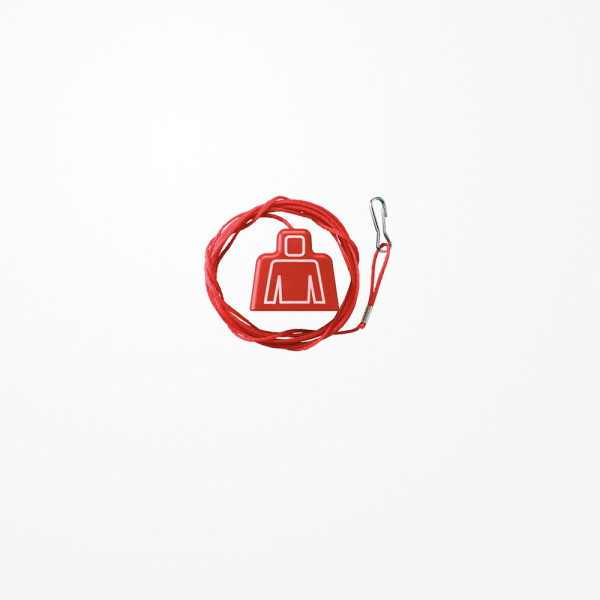 Jung ZS-34KO5S Zugschnur, Thermoplast, rot