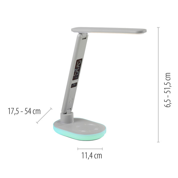 JUST LIGHT TINA LED Tischleuchte CCT Dimmbar 6W 2-fach weiss 11018-16