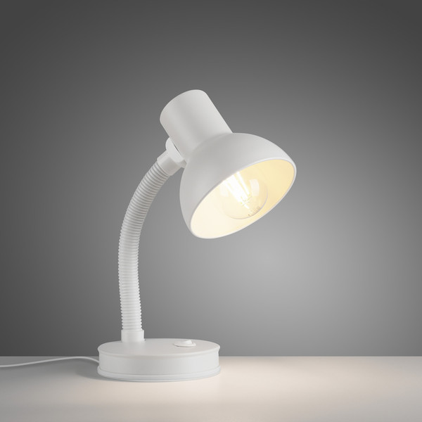 JUST LIGHT FLEXI Tischleuchte E27 max.25W weiss 11080-16