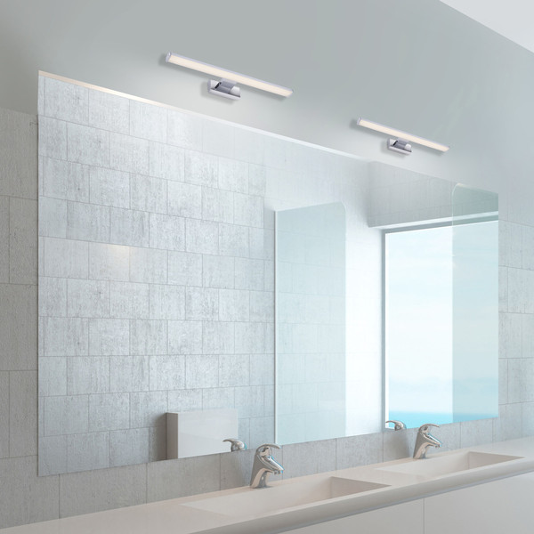 JUST LIGHT MATTIS LED Spiegelleuchte Neutralweiss 10,5W chrom 11133-17