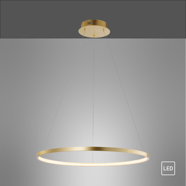 JUST LIGHT CIRCLE LED Pendelleuchte Warmweiss 29W gold 11524-12