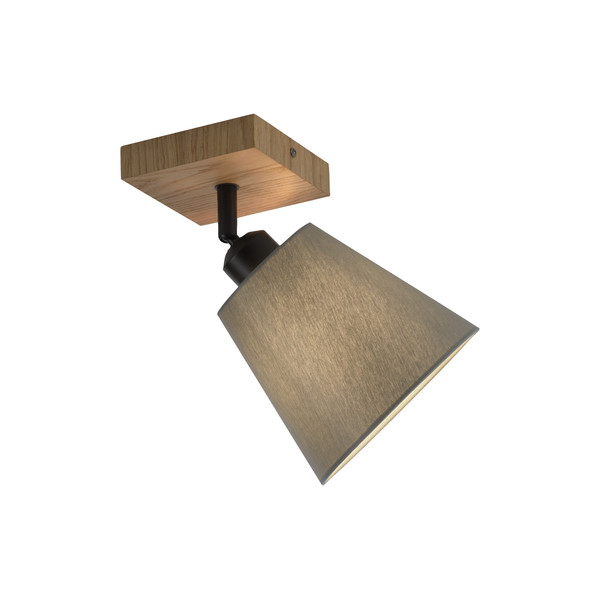 JUST LIGHT GERDA MICHEL Wand- und Deckenleuchte E27 max. 40W Holz-natur 11581-79