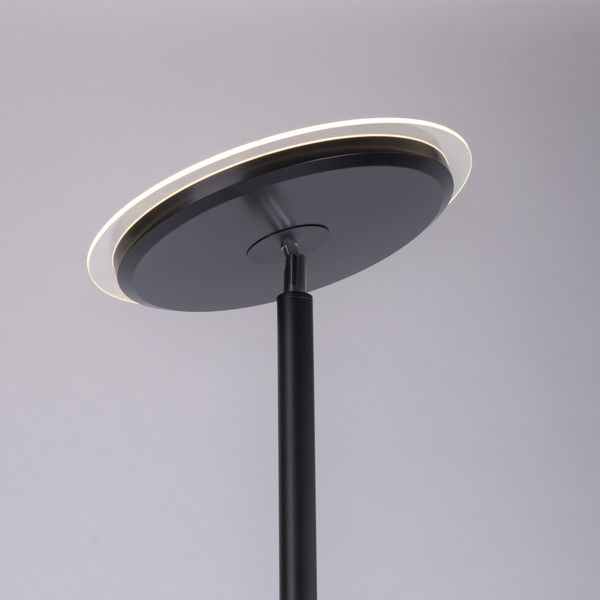 JUST LIGHT HANS LED Stehleuchte Warmweiss Dimmbar 25,5W 2-fach schwarz 11709-18