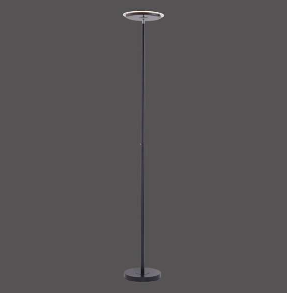 JUST LIGHT HANS LED Stehleuchte Warmweiss Dimmbar 22W schwarz 11729-18