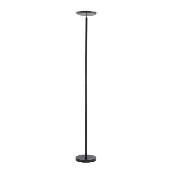 JUST LIGHT HANS LED Stehleuchte Warmweiss Dimmbar 22W schwarz 11729-18