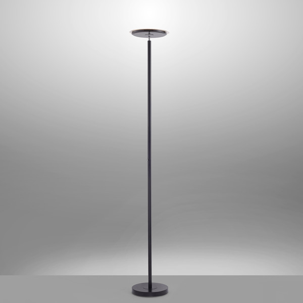 JUST LIGHT HANS LED Stehleuchte Warmweiss Dimmbar 22W schwarz 11729-18