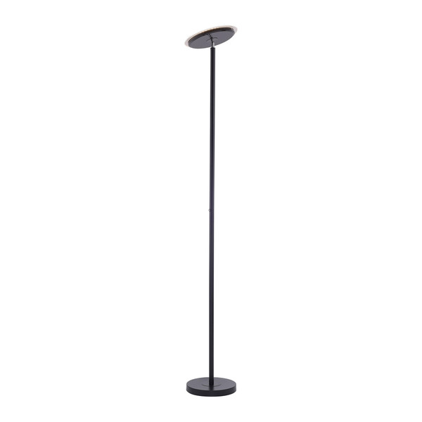 JUST LIGHT HANS LED Stehleuchte Warmweiss Dimmbar 22W schwarz 11729-18