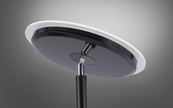 JUST LIGHT HANS LED Stehleuchte Warmweiss Dimmbar 22W schwarz 11729-18