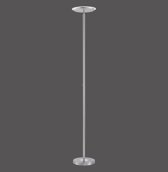 JUST LIGHT HANS LED Stehleuchte Warmweiss Dimmbar 22W stahl 11729-55