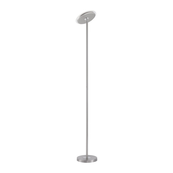 JUST LIGHT HANS LED Stehleuchte Warmweiss Dimmbar 22W stahl 11729-55