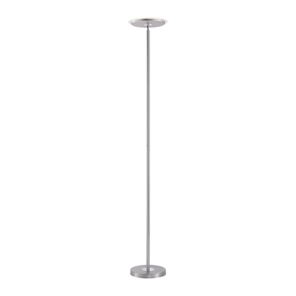 JUST LIGHT HANS LED Stehleuchte Warmweiss Dimmbar 22W stahl 11729-55