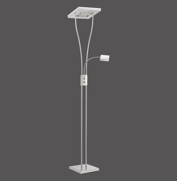 JUST LIGHT HELIA LED Stehleuchte CCT Dimmbar 20W 2-fach stahl 11780-55
