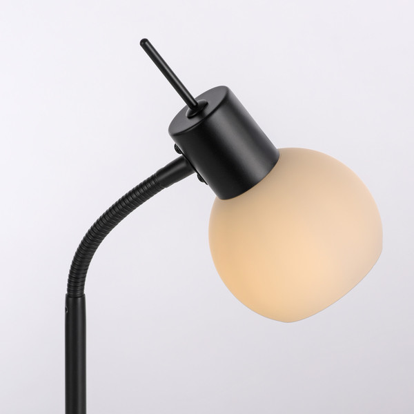 JUST LIGHT LOKI Tischleuchte E14 Warmweiss max.5W schwarz 12156-18
