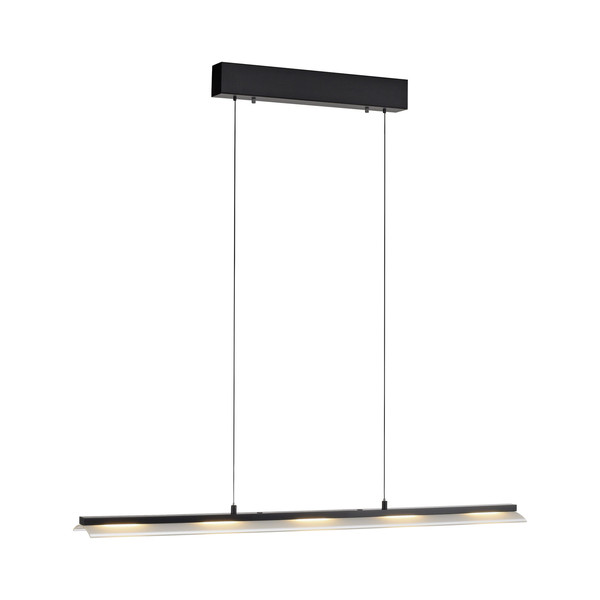 JUST LIGHT NELE LED Pendelleuchte Warmweiss Dimmbar 21W schwarz 12288-18