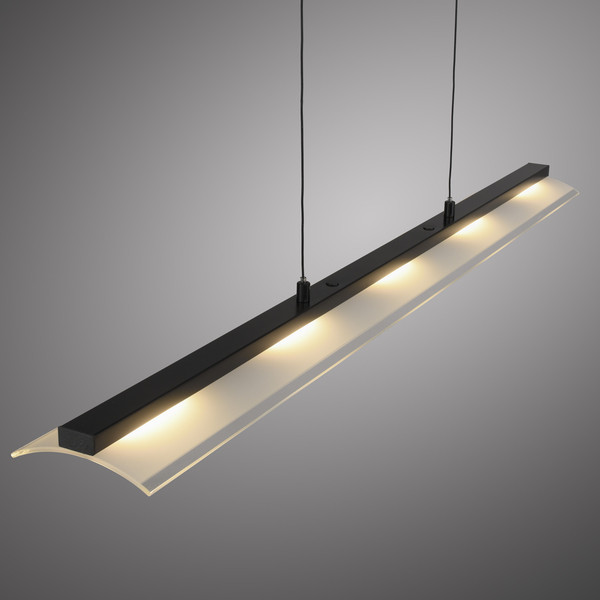 JUST LIGHT NELE LED Pendelleuchte Warmweiss Dimmbar 21W schwarz 12288-18