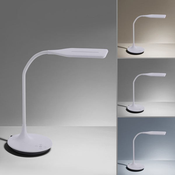 JUST LIGHT RAFAEL LED Tischleuchte CCT Dimmbar 5W weiss 13061-16