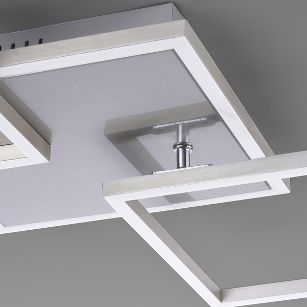 JUST LIGHT IVEN LED Deckenleuchte Warmweiss 21W 3-fach stahl 14003-55