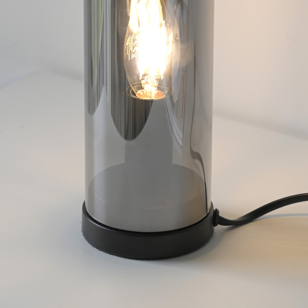 JUST LIGHT BOTTLE Tischleuchte E14 max. 25W rauchfarben 14006-25