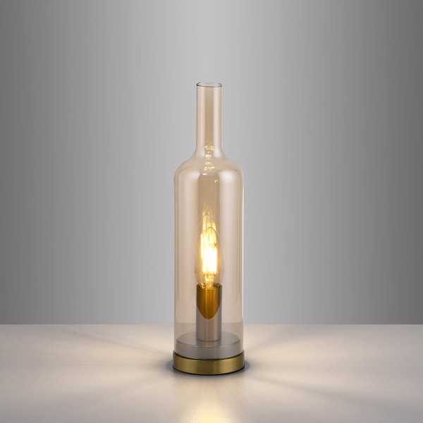 JUST LIGHT BOTTLE Tischleuchte E14 max. 25W amber 14006-27