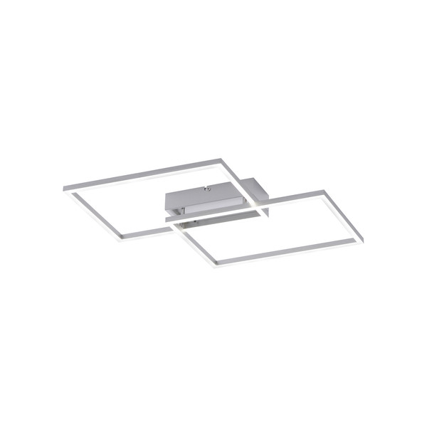 JUST LIGHT IVEN LED Deckenleuchte CCT Dimmbar 30W 2-fach stahl 14018-55