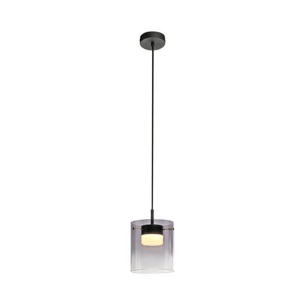 JUST LIGHT ELIO LED Pendelleuchte Warmweiss Dimmbar 7,5W schwarz 14042-18