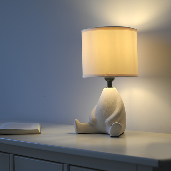 JUST LIGHT TED Tischleuchte E27 max. 25W sand 14190-39