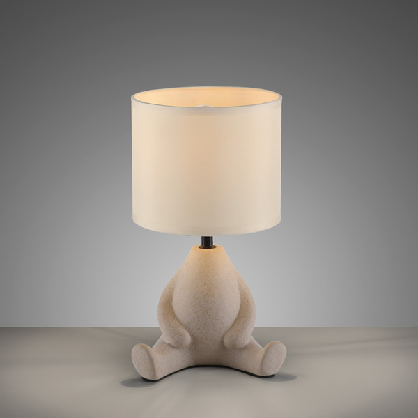 JUST LIGHT TED Tischleuchte E27 max. 25W sand 14190-39