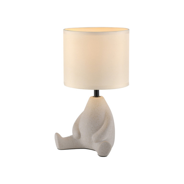 JUST LIGHT TED Tischleuchte E27 max. 25W sand 14190-39