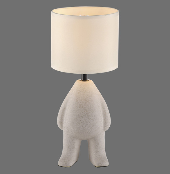 JUST LIGHT TED Tischleuchte E27 max. 25W sand 14191-39