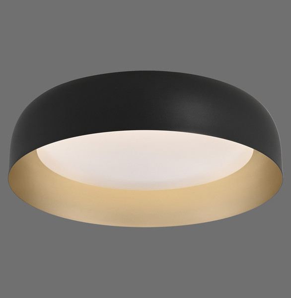 JUST LIGHT OSKO LED Deckenleuchte CCT Dimmbar 27,5W schwarz 14215-18