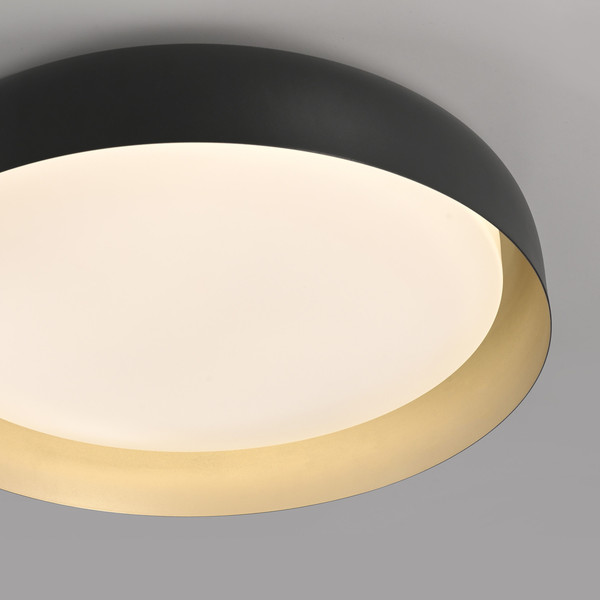 JUST LIGHT OSKO LED Deckenleuchte CCT Dimmbar 36,5W schwarz 14216-18