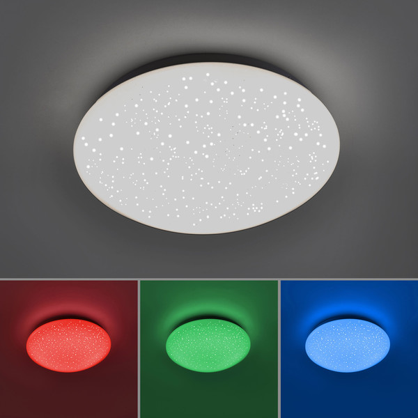 JUST LIGHT SKYLER LED Deckenleuchte CCT Dimmbar 6,2W weiss 14241-16