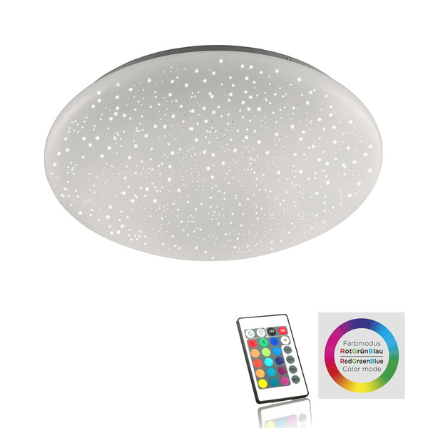 JUST LIGHT SKYLER LED Deckenleuchte CCT Dimmbar 18W weiss 14242-16
