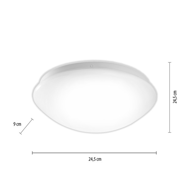 JUST LIGHT ANDREA-LED LED Deckenleuchte Warmweiss 6,2W weiss 14243-16