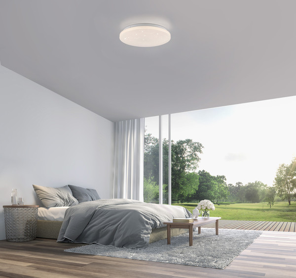 JUST LIGHT URANUS LED Deckenleuchte Warmweiss 22W weiss 14276-16